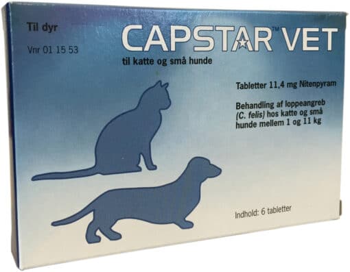 Capstar Vet Loppemiddel 1-11 kg