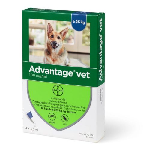 Advantage t/hund 4 x 4 ml 25-40 kg