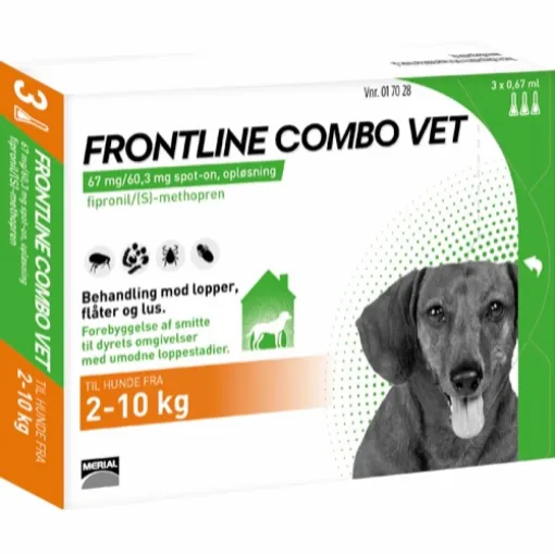 Frontline Combo Vet Hund S 2-10 kg