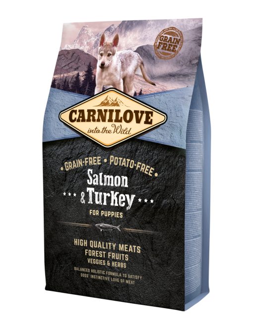 Carnilove Laks & Kalkun for Puppies 4 kg